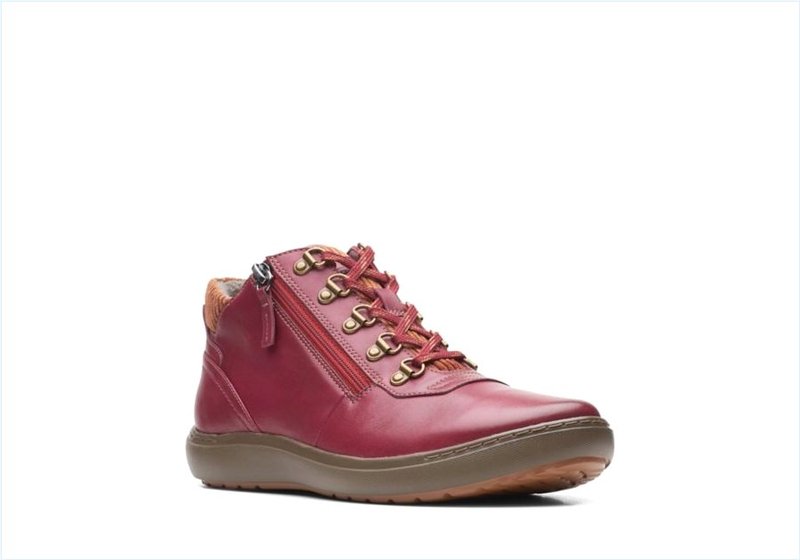  Nalle Mid / Wine Leather Womens Boots