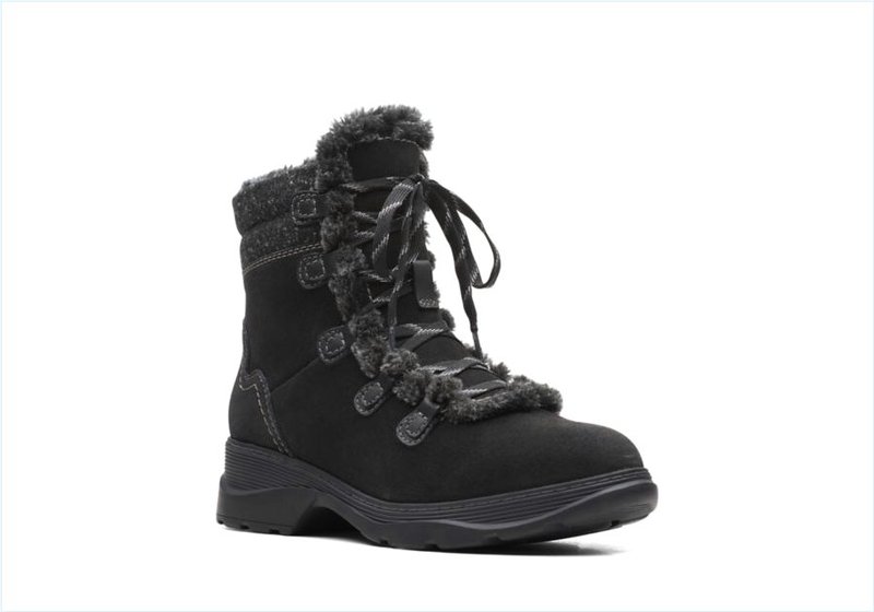  Aveleigh Zip / Black Suede Womens Boots