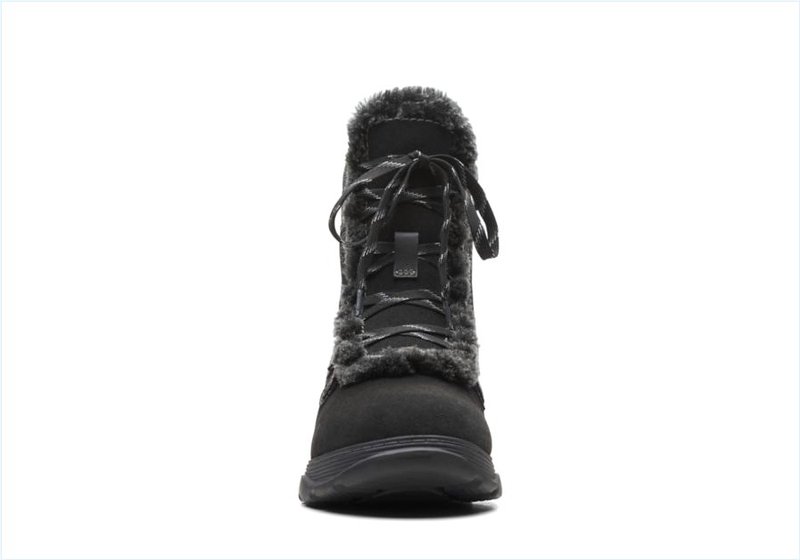  Aveleigh Zip / Black Suede Womens Boots