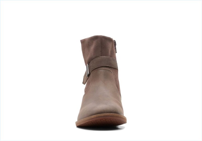  Camzin Strap / Dark Taupe Womens Boots