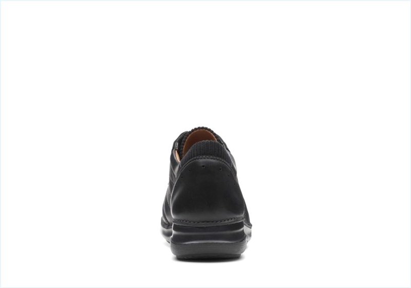  Appley Tie / Black Leather Womens Shoes