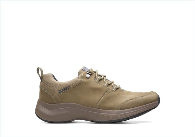  Wave2.0 Tie / Olive Nubuck Mens Sport Shoes