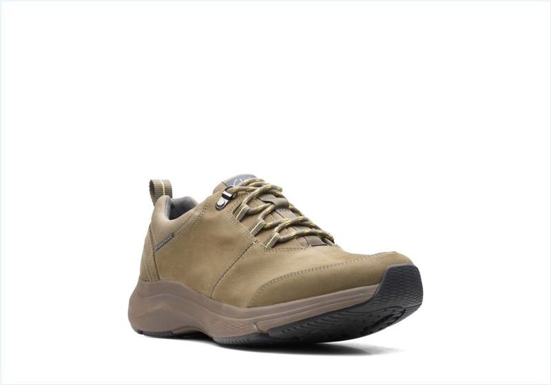  Wave2.0 Tie / Olive Nubuck Mens Sport Shoes