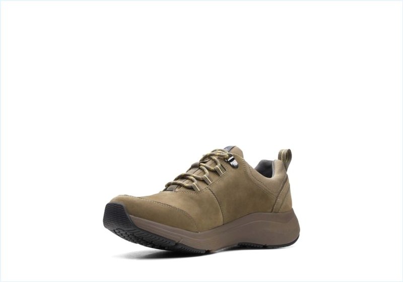  Wave2.0 Tie / Olive Nubuck Mens Sport Shoes