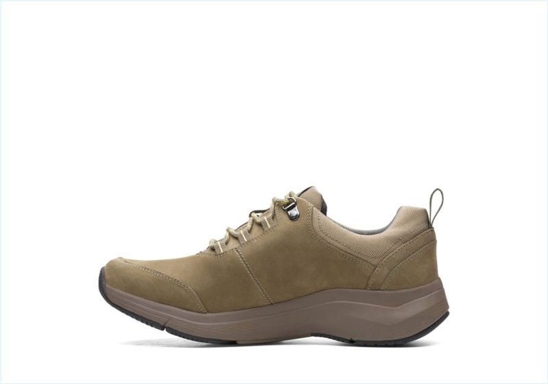  Wave2.0 Tie / Olive Nubuck Mens Sport Shoes