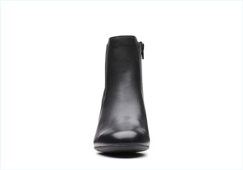  Linnae Hi / Black Leather Womens Boots