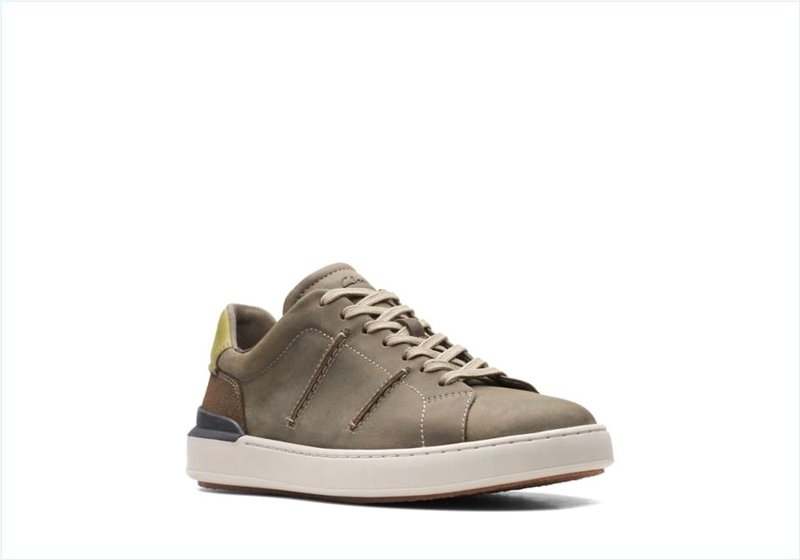  CourtLite Lo / Dark Olive Leather Mens Sport Shoes