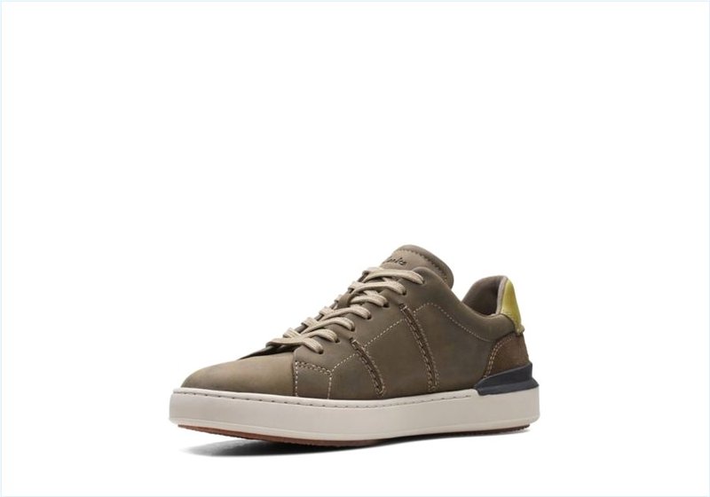  CourtLite Lo / Dark Olive Leather Mens Sport Shoes