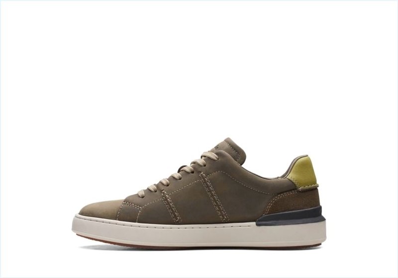  CourtLite Lo / Dark Olive Leather Mens Sport Shoes