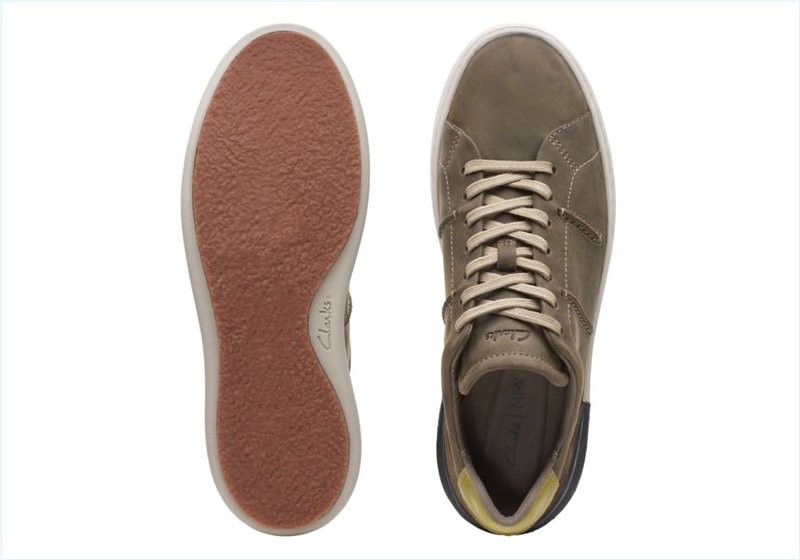  CourtLite Lo / Dark Olive Leather Mens Sport Shoes