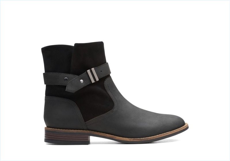  Camzin Strap / Black Womens Boots