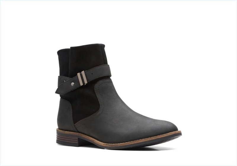  Camzin Strap / Black Womens Boots