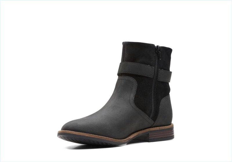  Camzin Strap / Black Womens Boots