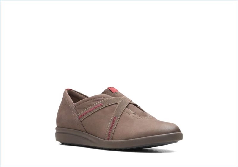  Tamzen Step / Taupe Nubuck Womens Shoes