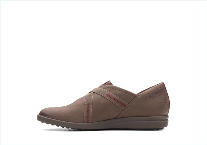  Tamzen Step / Taupe Nubuck Womens Shoes