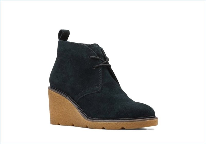  Clarkford DBT / Black Suede Womens Boots