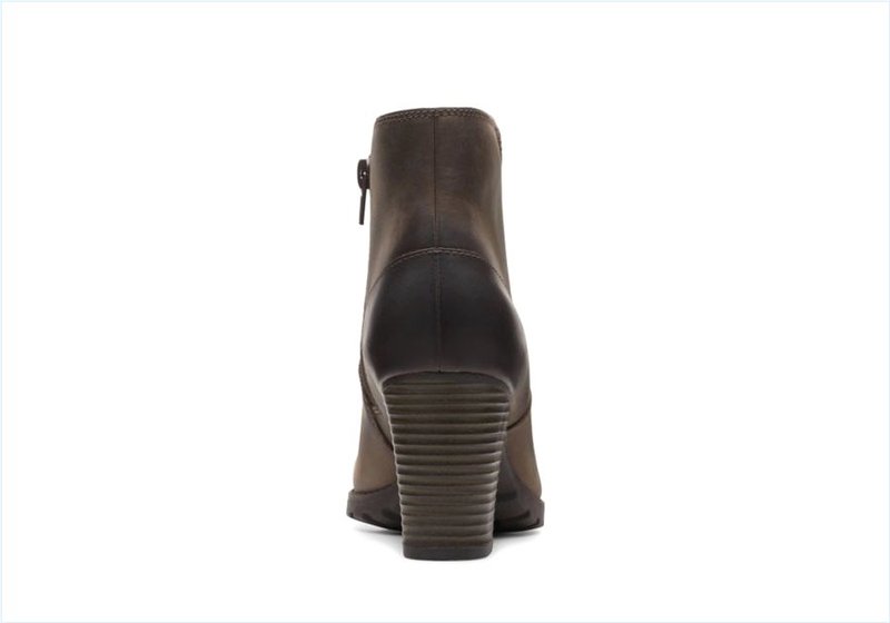  Verona Step / DarkTaupe Leather Womens Boots