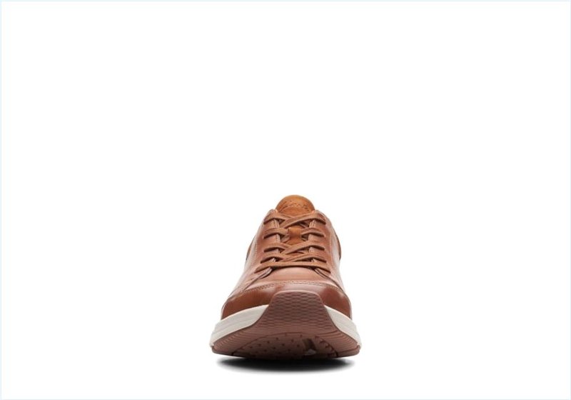  Wave2.0 Way / Dark Tan Leather Mens Sport Shoes