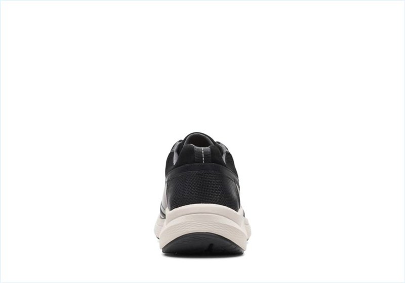  Wave2.0 Way / Black Leather Mens Sport Shoes