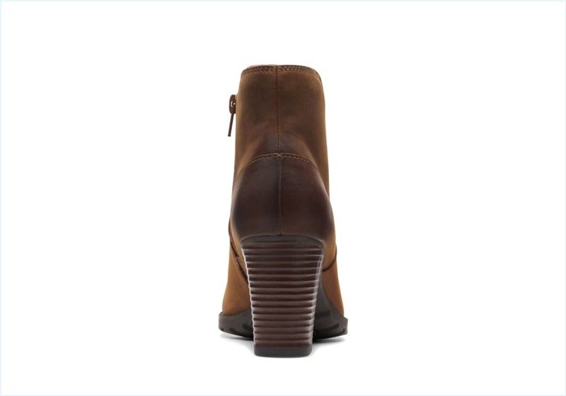  Verona Step / Dark Tan Leather Womens Boots