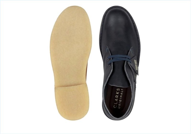  Desert Boot / Navy Leather Mens Originals Icon Boots