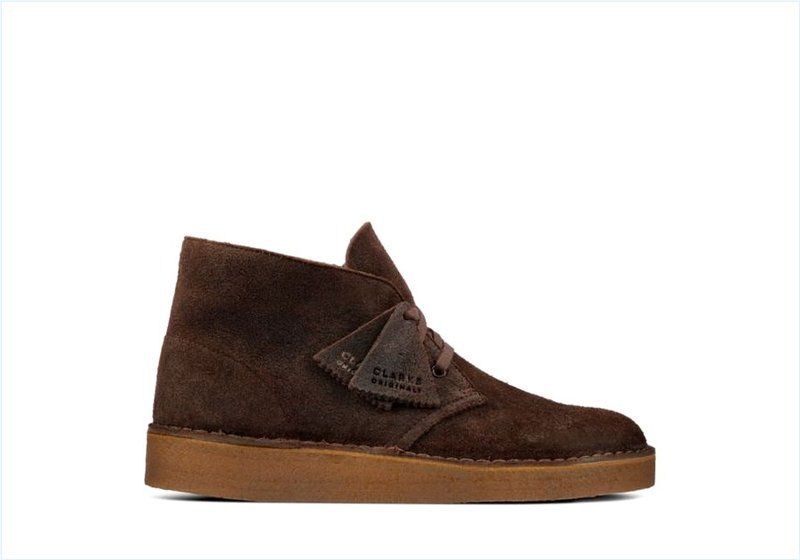  Desert Coal / Dark Brown Suede Mens Originals Icon Boots