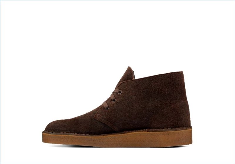  Desert Coal / Dark Brown Suede Mens Originals Icon Boots