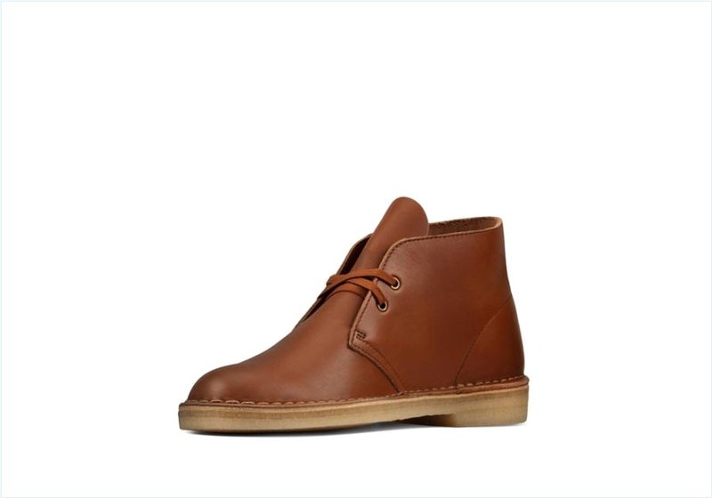  Desert Boot / Dark Tan Leather Mens Originals Icon Boots