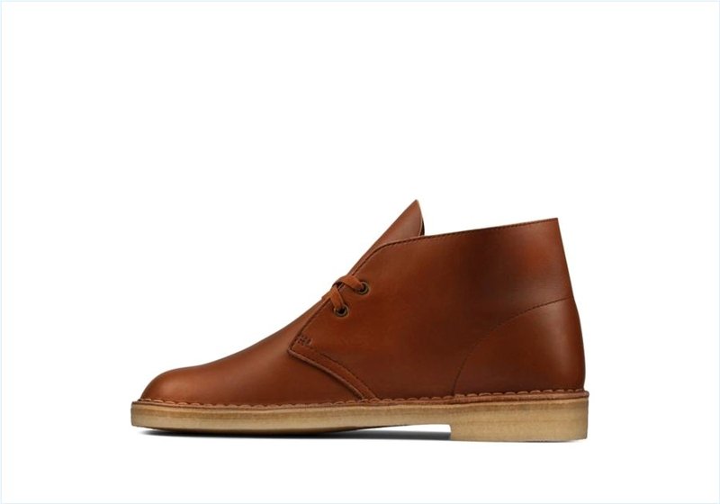  Desert Boot / Dark Tan Leather Mens Originals Icon Boots