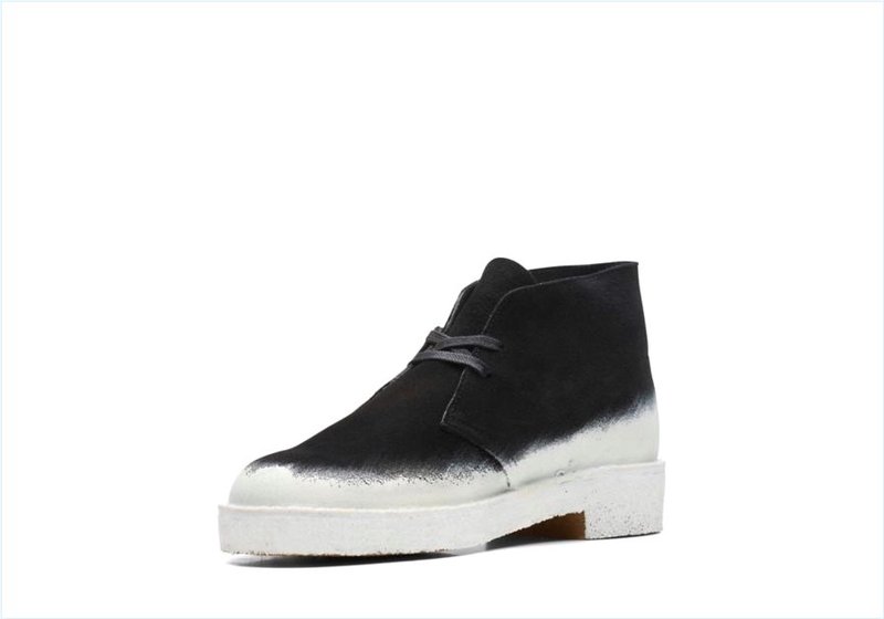  Desert Boot 221 / Black/White Mens Originals Boots