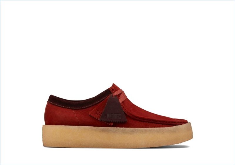  Wallabee Cup / Burgundy Nubuck Mens Originals Icon Shoes