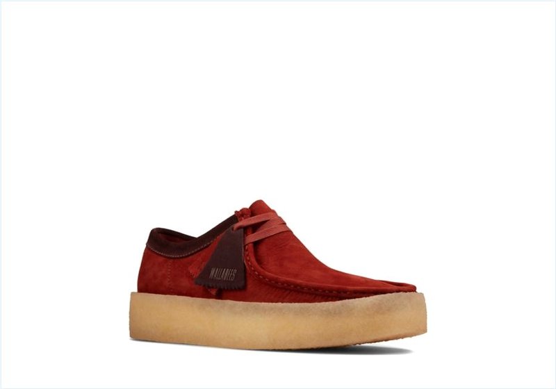  Wallabee Cup / Burgundy Nubuck Mens Originals Icon Shoes