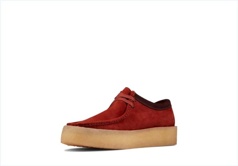  Wallabee Cup / Burgundy Nubuck Mens Originals Icon Shoes