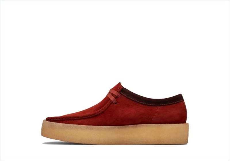  Wallabee Cup / Burgundy Nubuck Mens Originals Icon Shoes