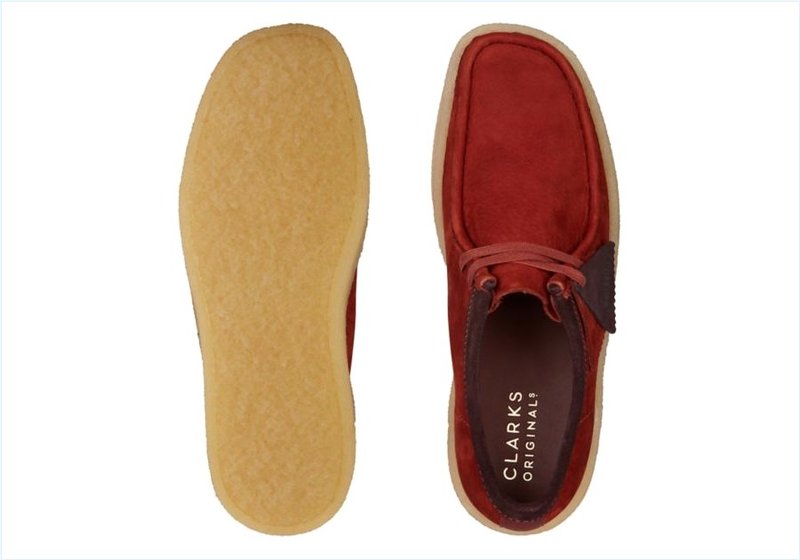  Wallabee Cup / Burgundy Nubuck Mens Originals Icon Shoes