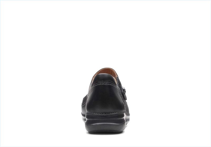  Appley Walk / Black Leather Womens Shoes