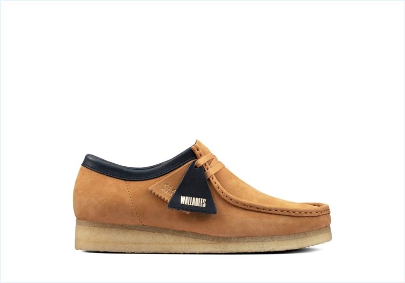  Wallabee / Light Tan Nubuck Mens Originals Icon Shoes