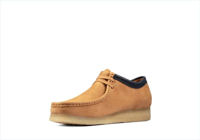  Wallabee / Light Tan Nubuck Mens Originals Icon Shoes