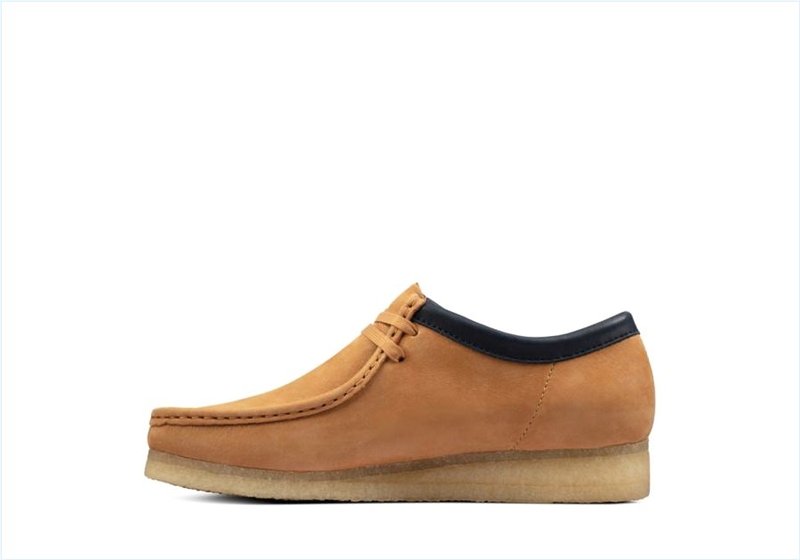  Wallabee / Light Tan Nubuck Mens Originals Icon Shoes