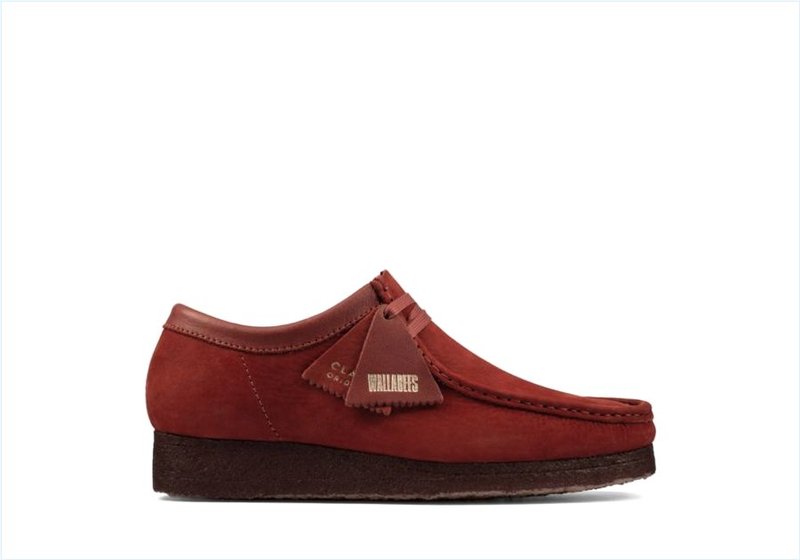  Wallabee / Burgundy Nubuck Mens Originals Icon Shoes