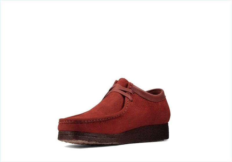  Wallabee / Burgundy Nubuck Mens Originals Icon Shoes