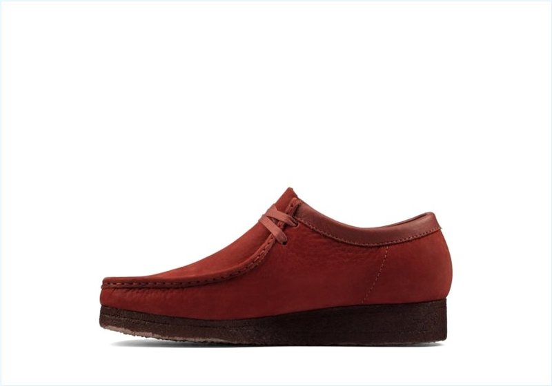  Wallabee / Burgundy Nubuck Mens Originals Icon Shoes