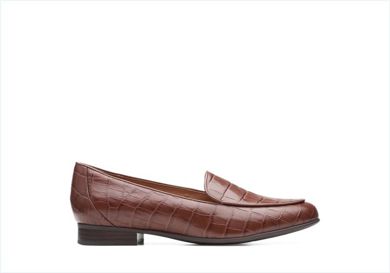  Un Blush Ease / Dark Tan Croc Womens Shoes