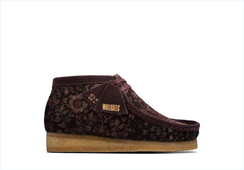  Wallabee Boot / Burgundy Velvet Womens Originals Boots