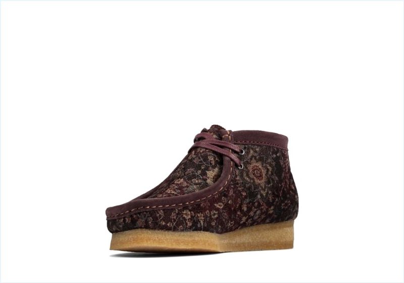  Wallabee Boot / Burgundy Velvet Womens Originals Boots