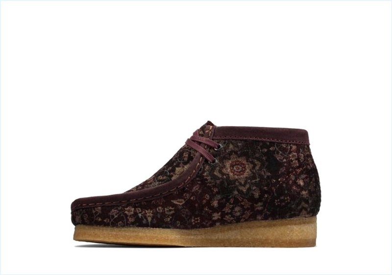  Wallabee Boot / Burgundy Velvet Womens Originals Boots