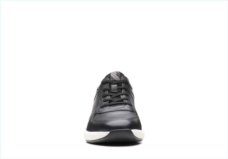  Un Rio Sprint / Black Combi Leather Womens Sport Shoes