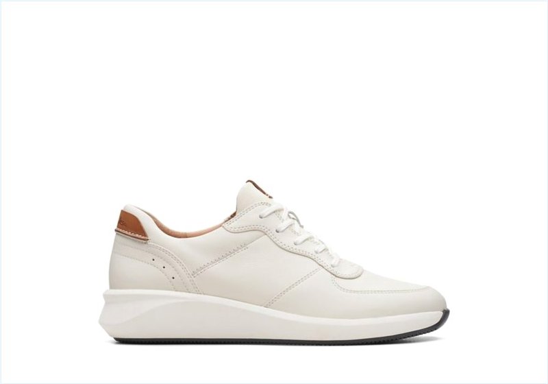  Un Rio Sprint / White Combi Leather Womens Sport Shoes