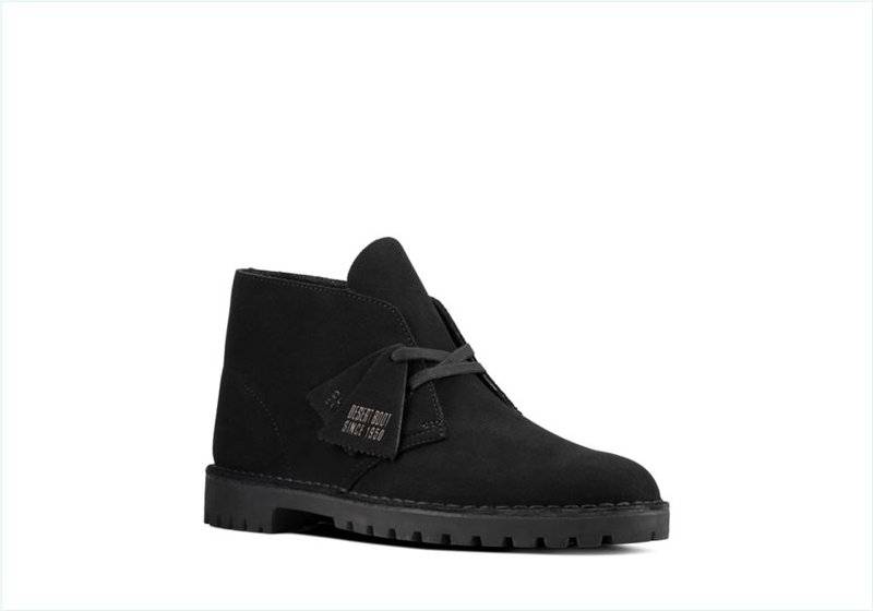  Desert Rock / Black Suede Mens Originals Icon Boots