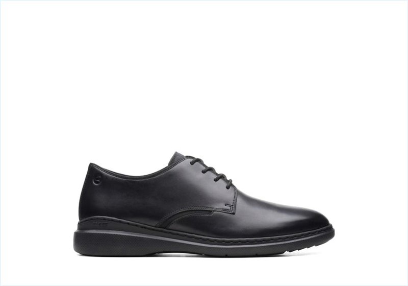  Dennet Low / Black Leather Mens Shoes